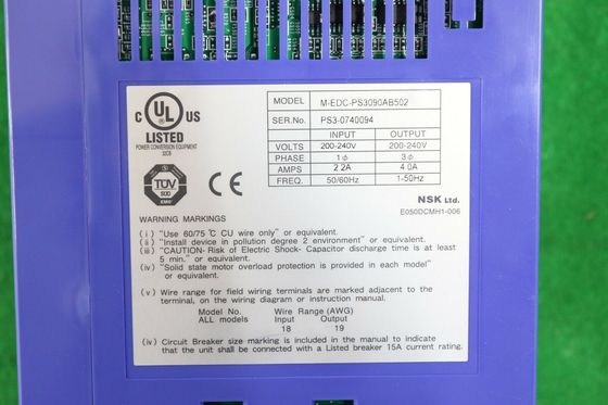 NSK M-EDC-PS3090AB502 MEDC Прецизионный сервопривод 450W 0-15A 0-30V постоянного тока