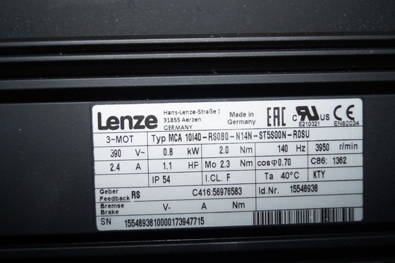 Lenze MCA 10I40- RS0B0-N14N-ST5S00N-R0SU 1.4751242 LB-FT крутящий момент