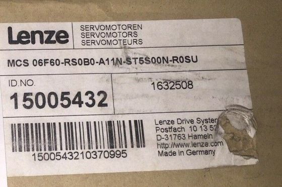 Lenze MCS 06F60-RS0B0-A11N-ST5S00N-R0SU Синхронный сервомотор