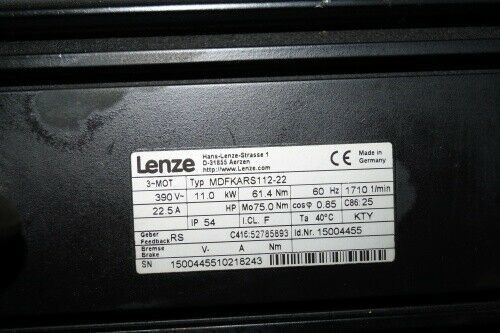 LENZE MDFKARS112-22 Сервомотор для тяжелых применений