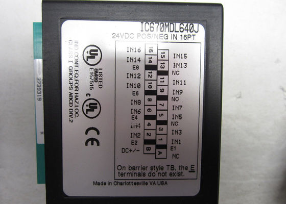 IC670MDL640 - 16-точечный дискретный входный модуль из серии полевого управления GE Fanuc