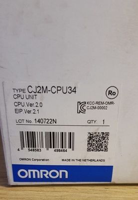 Omron CJ2M-CPU34 Набор тока 5A Программируемый контроллер