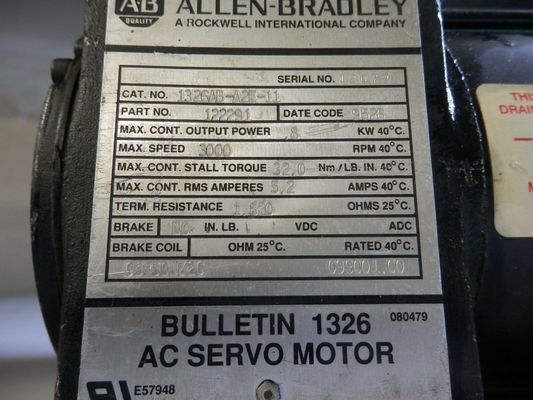 AB 1326AB-A1G-11 SERV MTR 16-IN-LB 5K-RPM STD INCH для промышленных применений