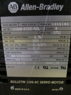 AB 1326AB-B720E-S2L Ротационный сервомотор для точного и плавного управления движением