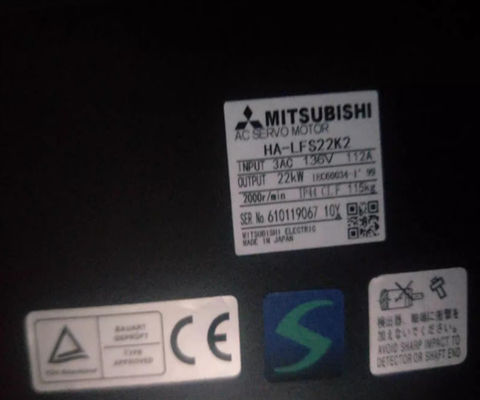 Сервомотор Mitsubishi HA-LFS22K2-S3 Скорость 2000V/P, для сервомотора MR-J2S