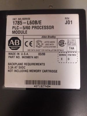 ALLEN-BRADLEY 1785-L60BE Улучшенные программируемые контроллеры PLC-5