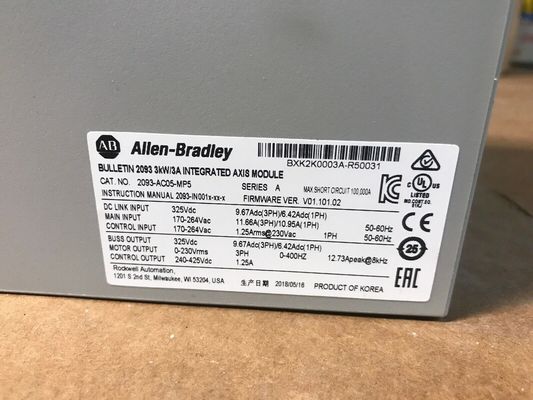 ALLEN-BRADLEY 2093-AC05-MP5 Интегрированный модуль и модуль оси Kinetix 2000
