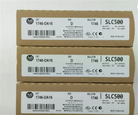 Выходный модуль Allen-Bradley 1746-OA16 с SLC 500 серии, цифровой