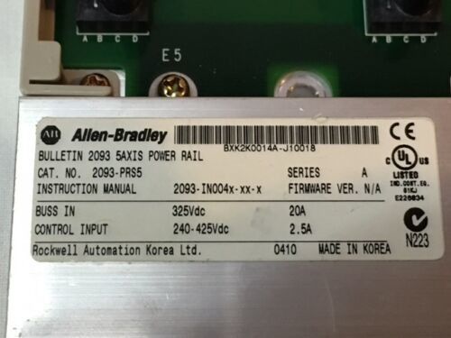 ALLEN-BRADLEY 2093-PRS5 KINETIX 2000 Сервосистемный рельс 5 слотов