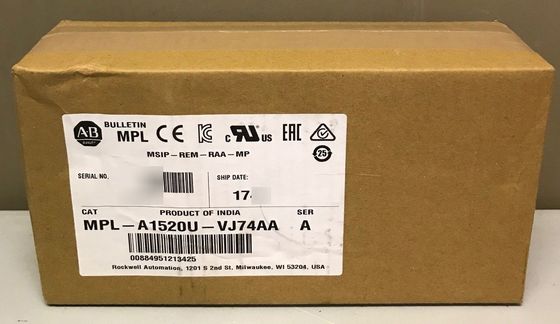 ALLEN-BRADLEY MPL-A1520U-VJ74AA MPL-серия MPL 240V AC вращающийся сервомотор
