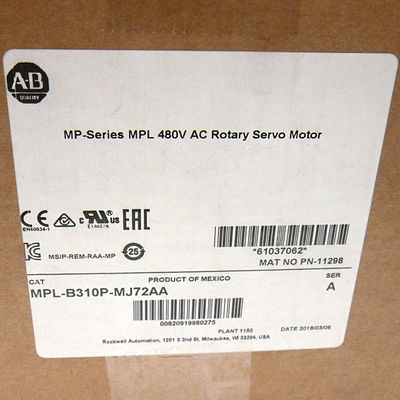 ALLEN-BRADLEY MPL-B310P-MJ72AA MPL-серия MPL 480V AC вращающийся сервомотор