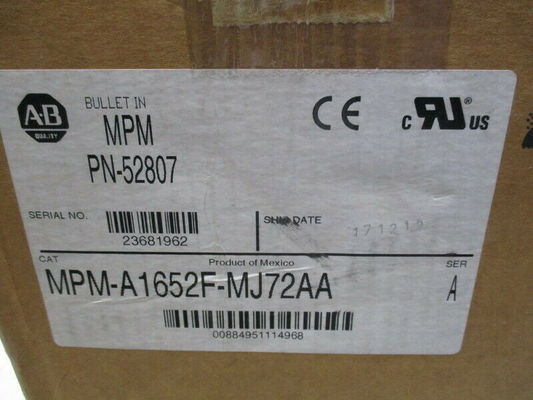 ALLEN-BRADLEY MPM-A1652F-MJ72AA MPM-серия MPM 240V AC вращающийся сервомотор