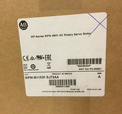 ALLEN-BRADLEY MPM-B1153F-SJ72AA MPM-серия MPM 480V AC вращающийся сервомотор