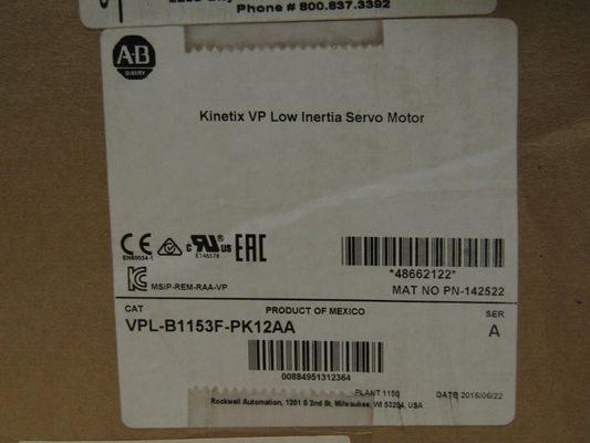 ALLEN-BRADLEY VPL-B1153E-PJ12AA Кинетикс VP низкоинерционный сервомотор