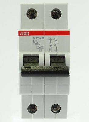 ABB 2cds272001r0065 s202m-b6 С помощью контактного ядра выключатель серии S200