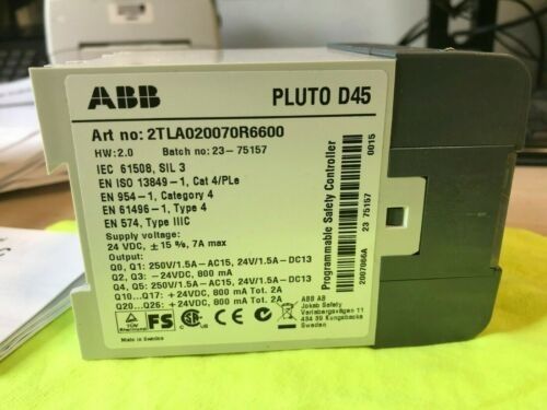 ABB 2TLA020070R6600 Плутон D45 Вспомогательное контактное ядро выключатель серии S200