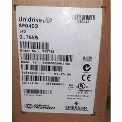 EMERSON SP0403 Универсальный переменный ток с переменной скоростью для индукционных и сервомоторов