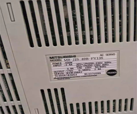 Привод сервопривода 5KW усилителя сервопривода AC MR-J2S-40B-PY135 Мицубиси трехфазный