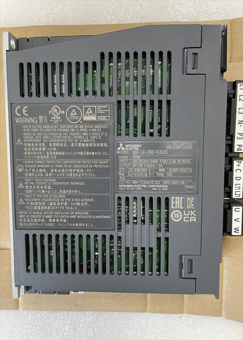 Привод 3PH 170V 0-360Hz Мицубиси мотора сервопривода MR-J4-20B-RJ020 Мицубиси 200W