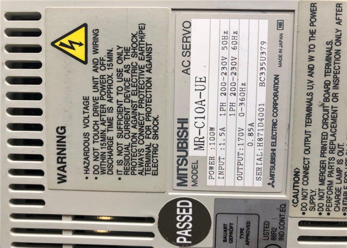 Усилитель 100W привода MR-C10A-UE сервопривода AC Мицубиси промышленный, 200-230V, новый оригинал 0.85A