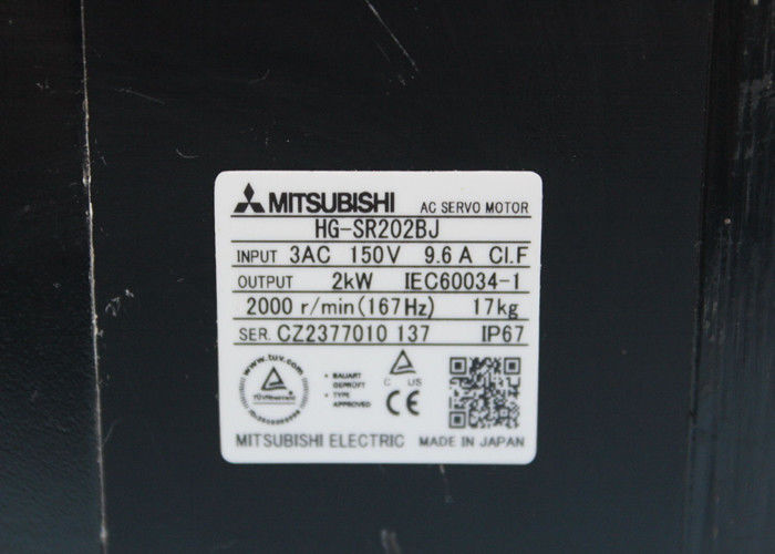 Моторы 3AC 9.6A 150V мотора сервопривода HG-SR202BJ AC МИЦУБИСИ новые промышленные 2KW в запасе
