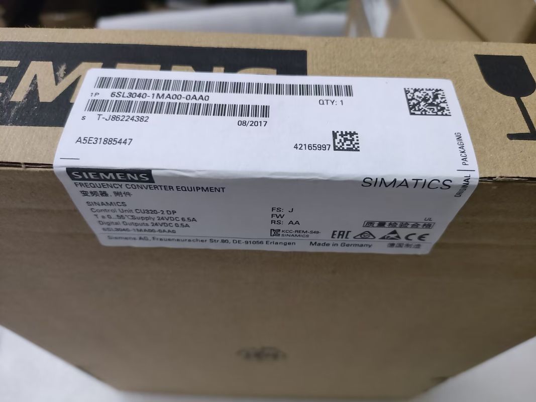 DP Сименс 6SL3040-1MA00-0AA0 CU320-2 С ИНТЕРФЕЙСОМ PROFIBUS БЕЗ КОМПАКТНОЙ ФЛЭШ-КАРТЫ.