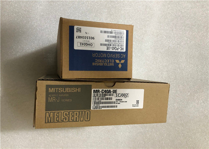 Привод MR-C40A-UE сервопривода Мицубиси 400W промышленный с мотором HC-PQ43-UE 4.5AMP 230V НОВЫМ