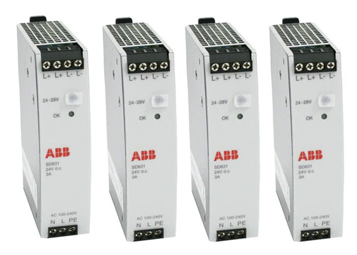 DIN I/O оборудования AC 800M блока электропитания SD831 3BSC610064R1 проложило рельсы источники питания