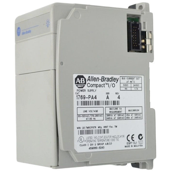 AB 1769-PA4 120/220 ВПТ ВЫВЕЛ НАРУЖУ 18 ВАТТ ЭЛЕКТРОПИТАНИЕ 25 AMP 170-265 ВПТ ВХОДНОГО СИГНАЛА