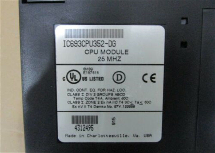 IC693CPU352 память потребителя байт GE Fanuc 240K конфигурируемая, 4K I/O, 8 шкафов, МАТЕМАТИКА ПЛАВАЮЩЕЙ ЗАПЯТОЙ оборудования