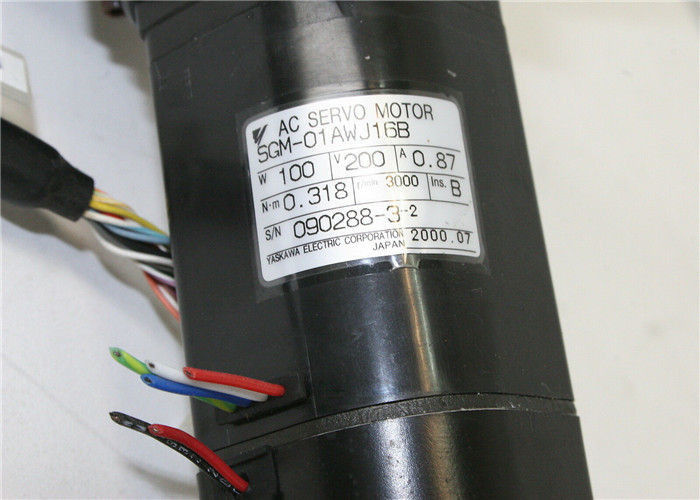 Мотор сервопривода 0.318N.m Yaskawa мотора сервопривода SGM-01AWJ16B промышленный электрический 100w