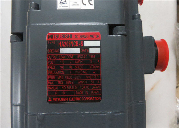 Мотор сервопривода HA203NCB-S Мицубиси 3.5KW промышленный 170V 3000r/min НОВЫЙ в запасе