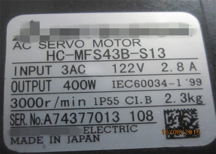 Сила 400KW мотора сервопривода HC-MFS43-S13 AC МИЦУБИСИ промышленная HC-MFS43B-S13