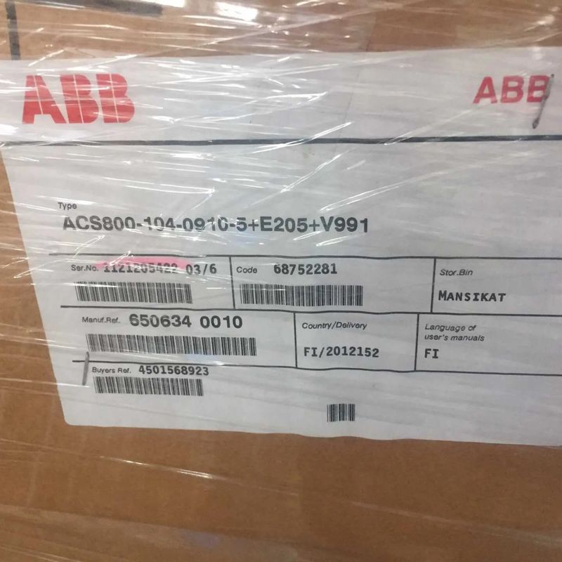 ABB ACS800-04M-0610-7 3-фазный 560 кВт Преобразователь частоты 205 кг Текущий продукт