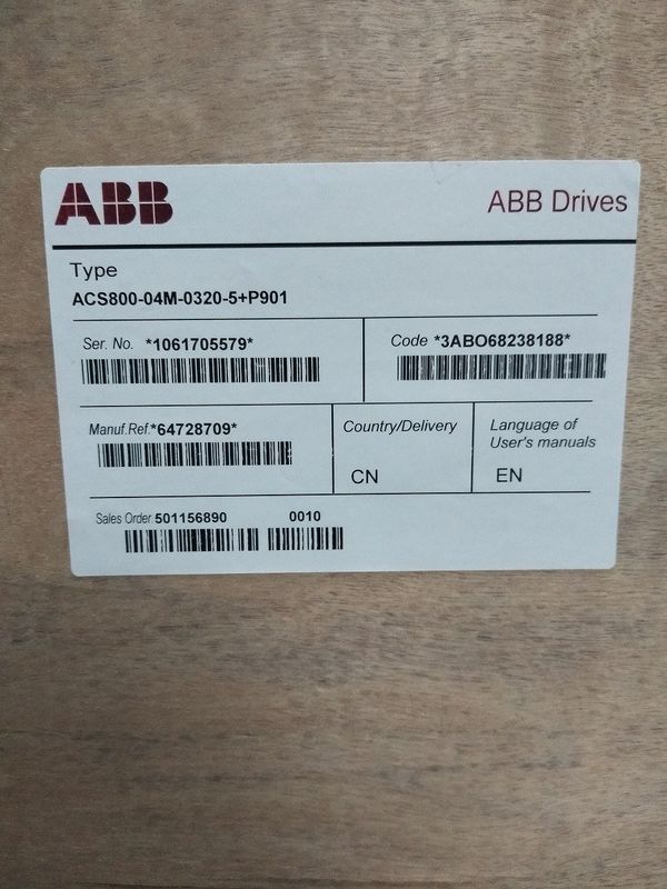 ABB ACS800-04M-0440-3+P901 355кВт 693А Преобразователь частоты 205 кг Длина 564 мм