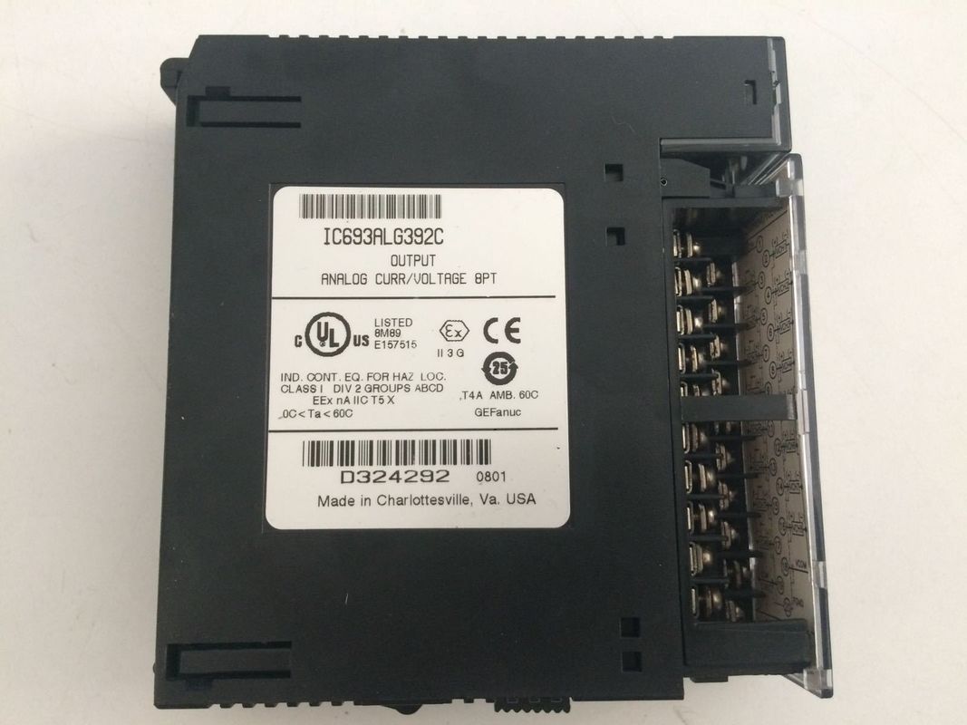 IC693ALG392 GE Fanuc Восемь односторонних выходных каналов, обеспечивающих модуль от 0 до +10 вольт