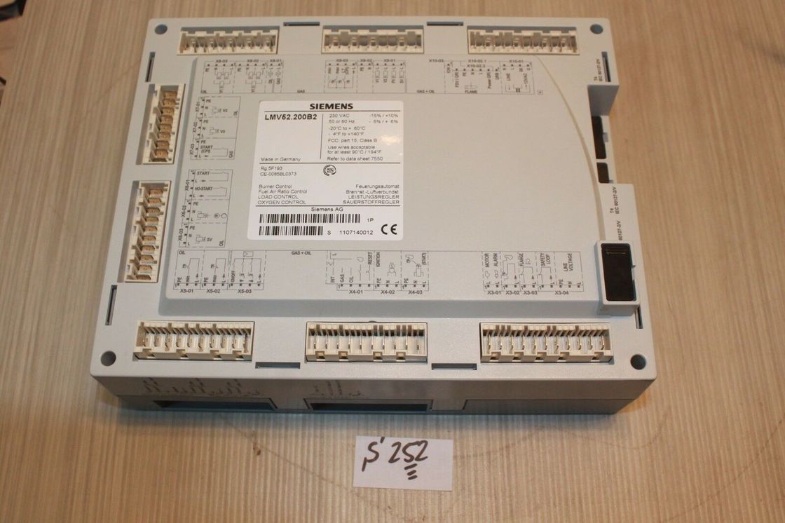 lmv52.200b2 Siemens Управление топливным/газовым горелками, Управление кислородом, PID, 6 приводов, VSD, AC230V (EU)