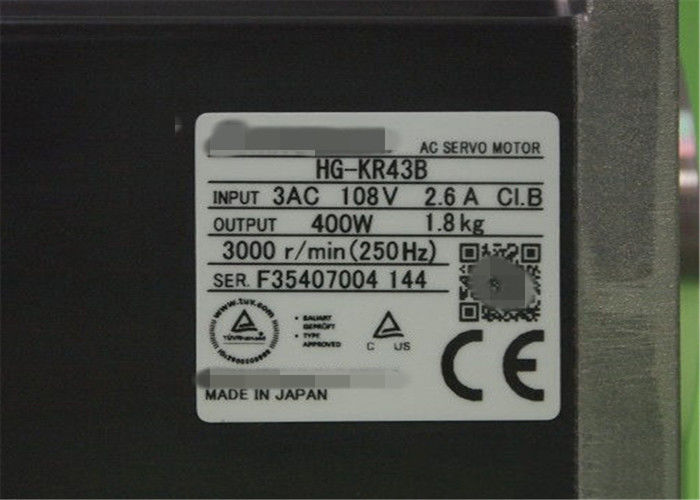 Новый оригинальный Mitsubishi HG-KR43B HG-KR43 AC сервомотор J4 серии 400W тормоз