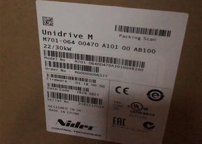 Nidec Emerson CONTROL TECHNIQUES M701-064-00470A 22/30KW 47A Unidrive M AC Инверторный привод