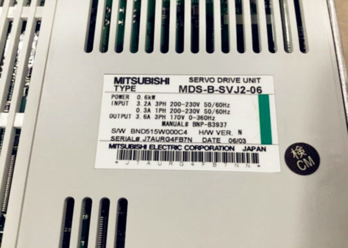 Mitsubishi MELDAS 0.6KW Промышленный сервопривод переменного тока MDS-B-SVJ2-06 3.2A 3PH 200-230V