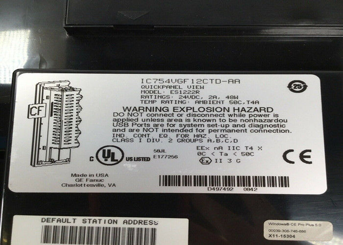 GE IC754VSI12CTD ES1222R IC754VGF12CTD питается от кабеля питания 12 или 24 ВДЦ