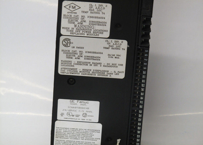 IC660BBA024 Блок ввода/вывода из серии ввода/вывода GE Fanuc Genius, номинальное напряжение 24/48 VDC