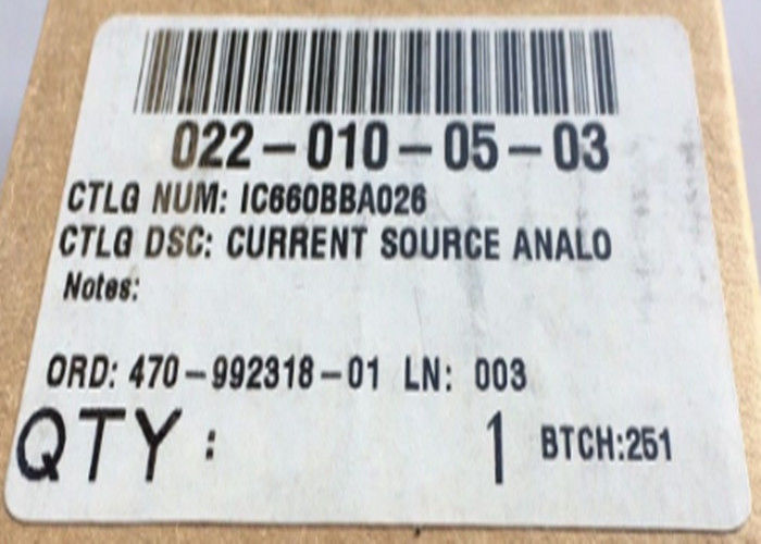 IC660BBA026 - это Genius Block I/O. Ранее производился GE Fanuc, Emerson Automation