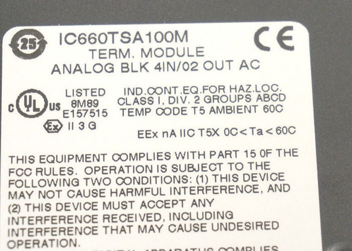 Терминалная сборка GE Fanuc IC660TSA100 - это терминалная сборка блока В/В.