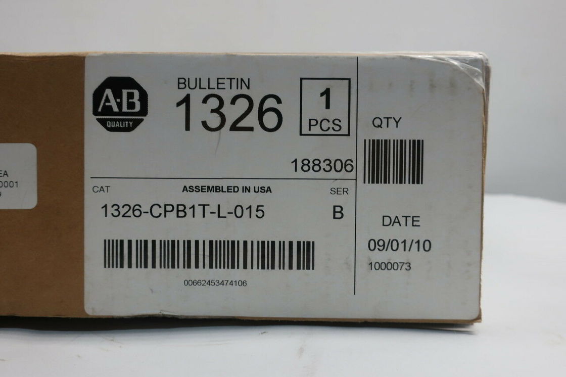 AB 1326-CPB1T-L-015 Сервокабель и аксессуар для 460В сервомоторов переменного тока