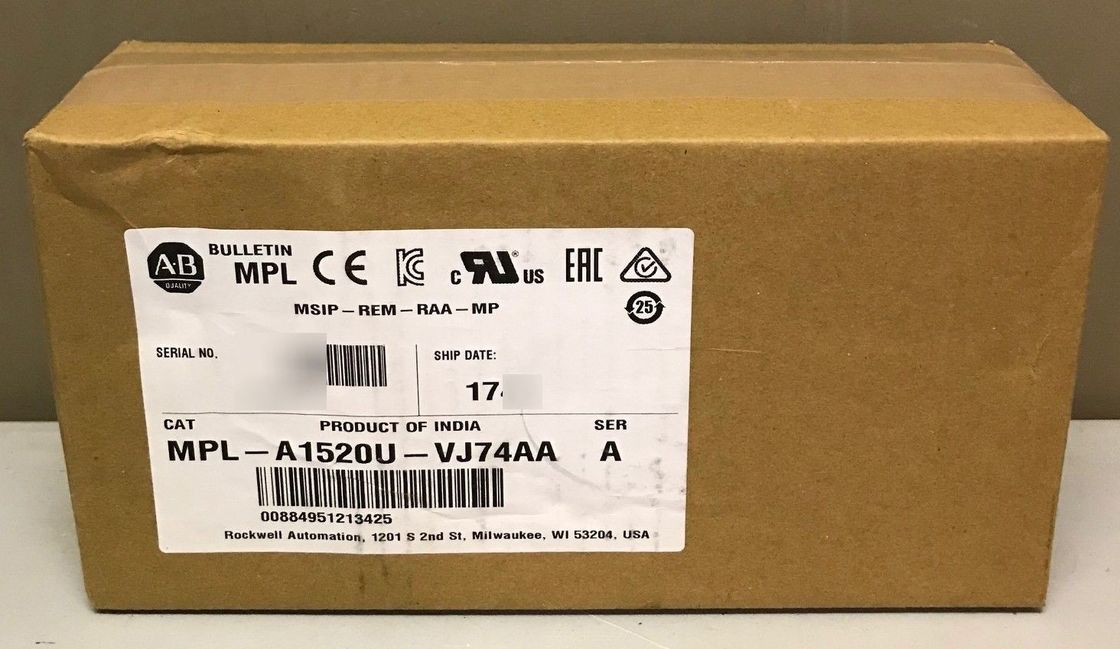 ALLEN-BRADLEY MPL-A1520U-VJ74AA MPL-серия MPL 240V AC вращающийся сервомотор