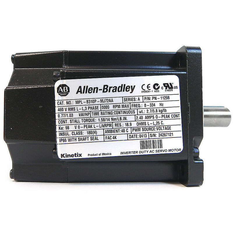 ALLEN-BRADLEY MPL-B310P-MJ72AA MPL-серия MPL 480V AC вращающийся сервомотор