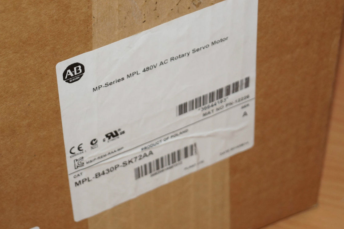 ALLEN-BRADLEY MPL-B430P-SK72AA MPL-серия MPL 480V AC вращающийся сервомотор