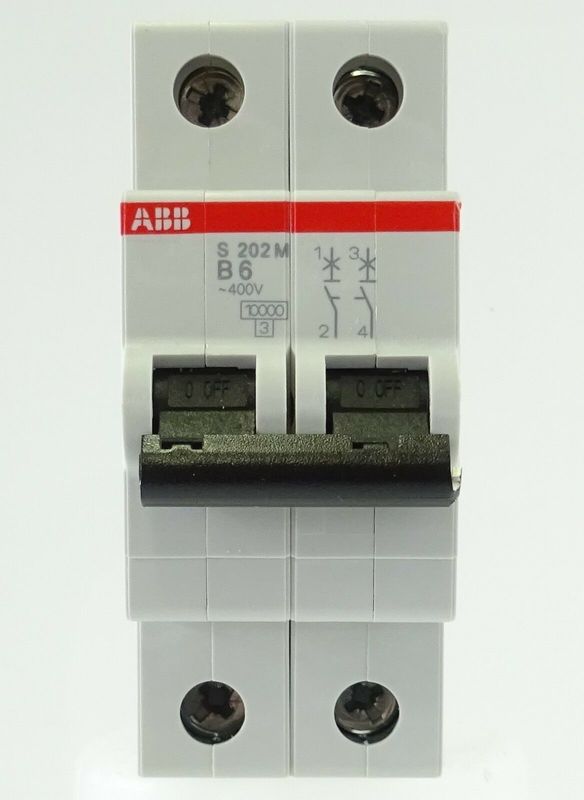 ABB 2cds272001r0065 s202m-b6 С помощью контактного ядра выключатель серии S200